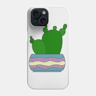 Cute Cactus Design #184: Cacti Bunch In A Nice Pot Phone Case