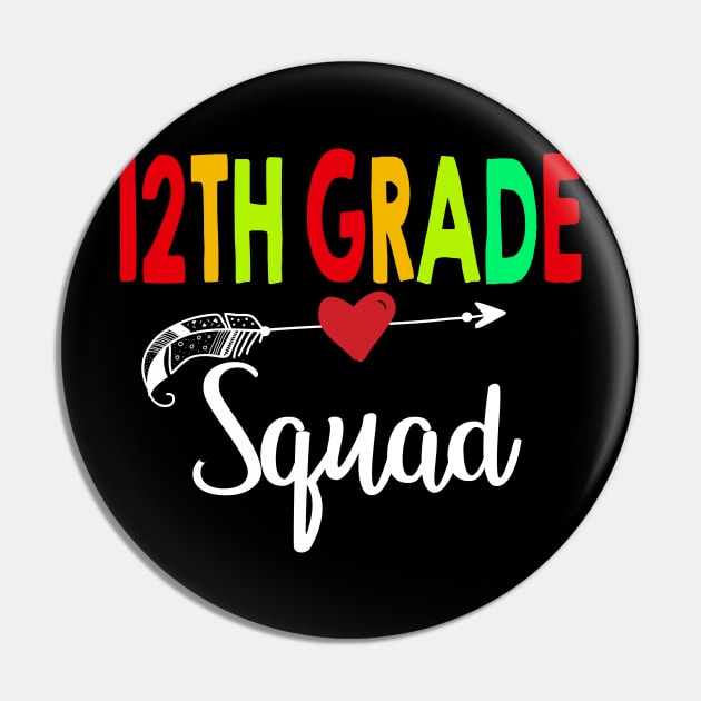 9th Grade Squad Teacher Back To School Pin by aaltadel