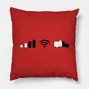 Van Signal Battery Pillow