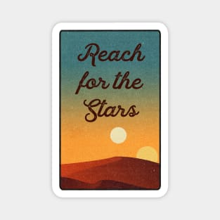 galaxy sunset (reach for the stars) Magnet