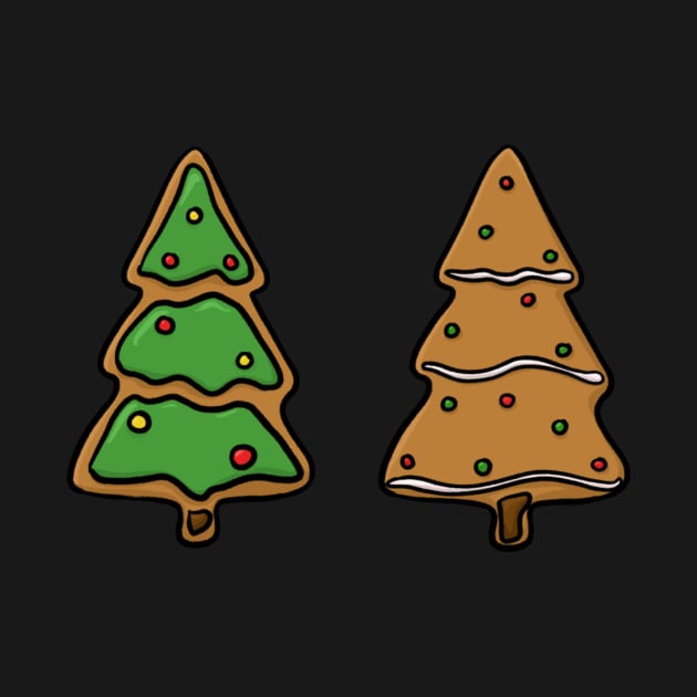 Christmas Tree Cookies by SassyTiger