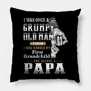 Became A Papa Fathers Day Pillow