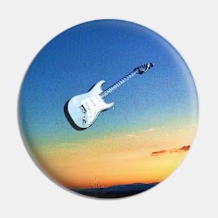 Sky Guitar Pin