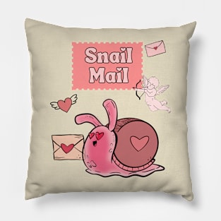 Snail Mail Love Letter Pillow