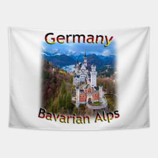 Dream Castles in the Bavarian Alps Tapestry