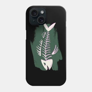 fish skeleton Phone Case