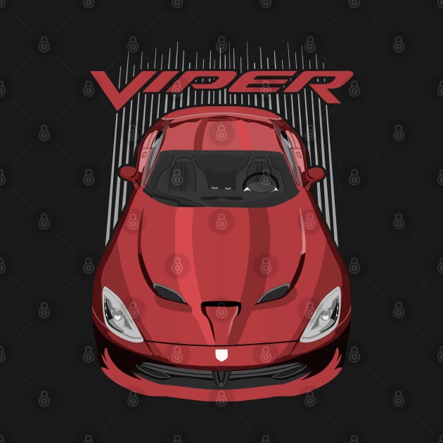 Viper SRT-metallic red by V8social