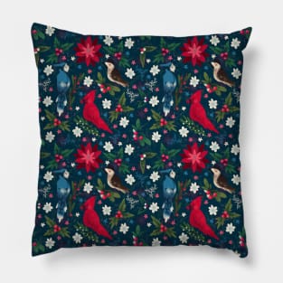 Joy to The Birds Repeat Pattern #2 Pillow