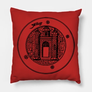 lucky gate coin Pillow