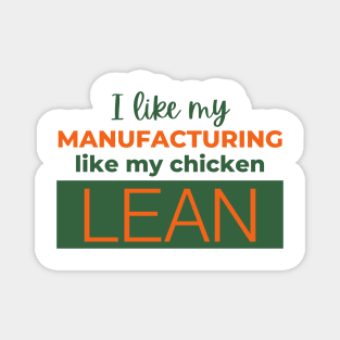 Lean Manufacturing Magnet