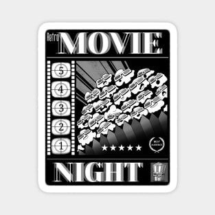 Retro Movie Night Magnet