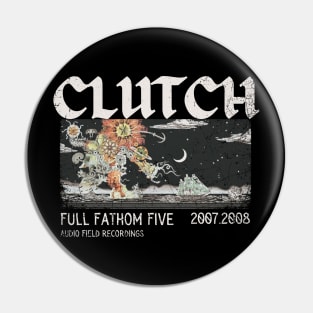 Clutch Vintage 1991 // Full Fathom Five Original Fan Design Artwork Pin