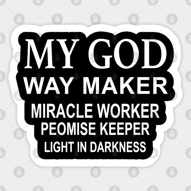 Way Maker' Sticker