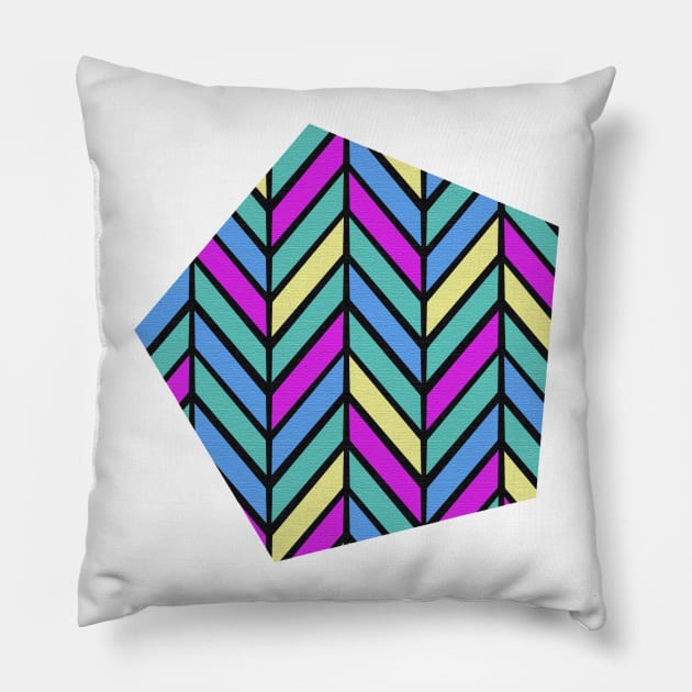 CHEVRON1 Pillow by Stellbellz