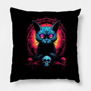 Demon Cat Pillow