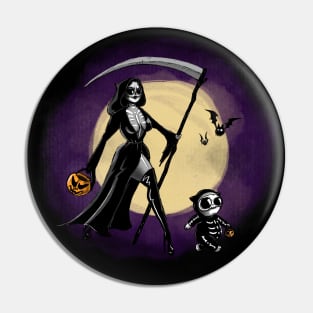 Trick or Threat Pin