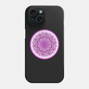 The Purple Haze of the Crown Chakra- Light Blue Phone Case