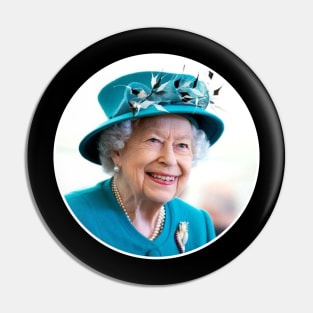 Queen Elizabeth Smile Pin