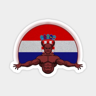 Devil Croatia Magnet