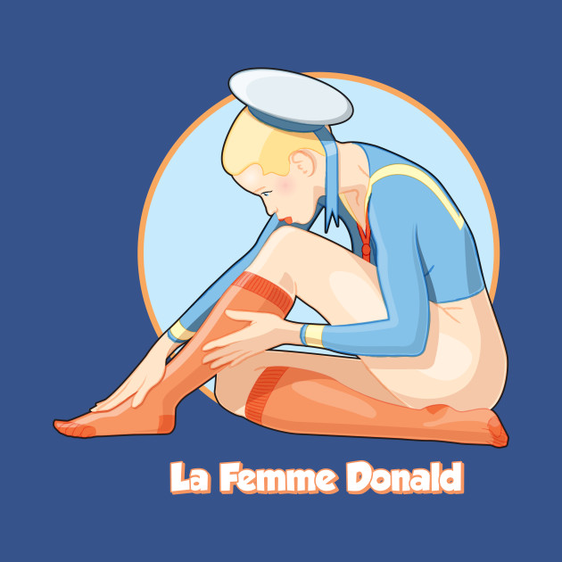 Disover La Femme Donald - Donald Duck - T-Shirt