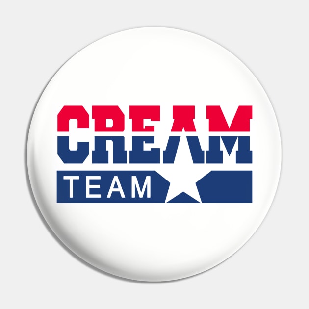 Cream Team Pin by nickbuccelli