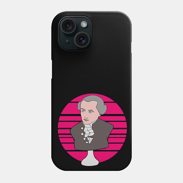 Immanuel Kant Vintage Sunrise Edition Phone Case by isstgeschichte