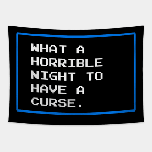 What a Horrible Night to Have a Curse Castlevania Tapestry