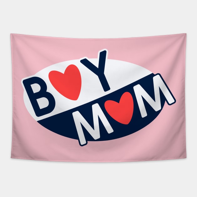 Boy Mama, Boy Mom Shirts, Gift For Mom, Funny Mom Life Tshirt, Cute Mom Hoodies, Mom Sweaters, Mothers Day Gifts, New Mom Tees Tapestry by Fancy store