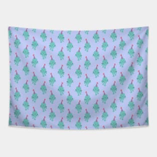 Kissy Face Party Octopus Pattern Tapestry