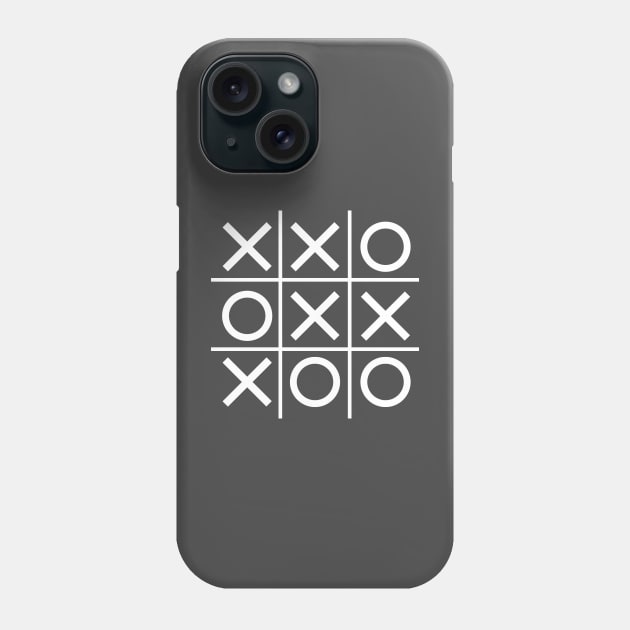 Tic Tac Toe Phone Case by Nate's World of Tees