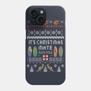 Aussie Christmas Ugly Knit Phone Case