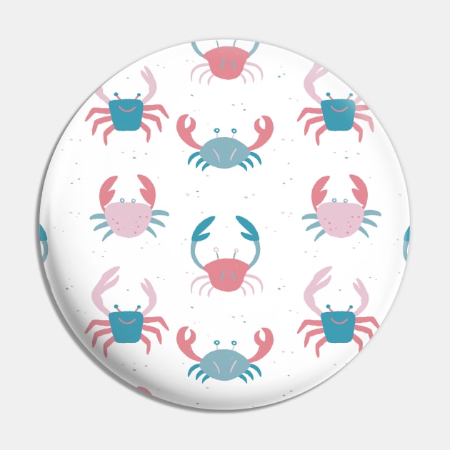 Crabs Pattern Pin by GiuliaM