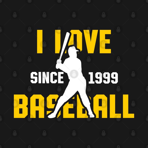 I Love Baseball Since 1999 by victorstore