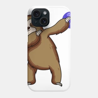 Dabbing Sloth Bowling Shirt Funny Dab Gift Phone Case