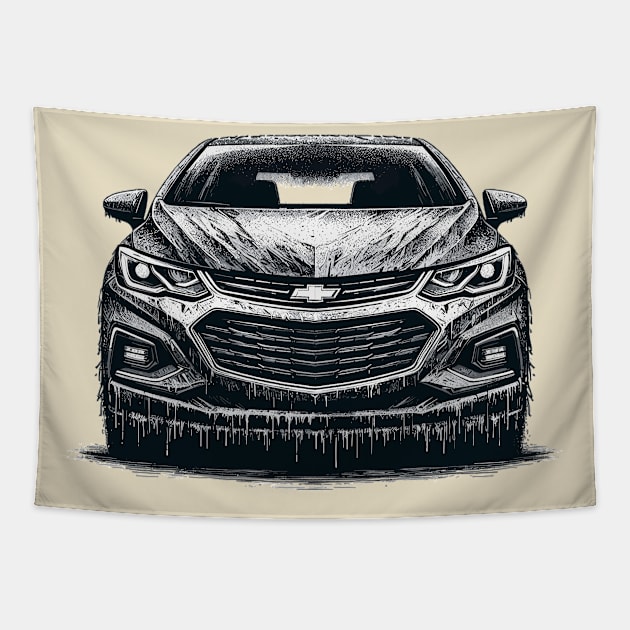 Chevrolet Cruze Tapestry by Vehicles-Art