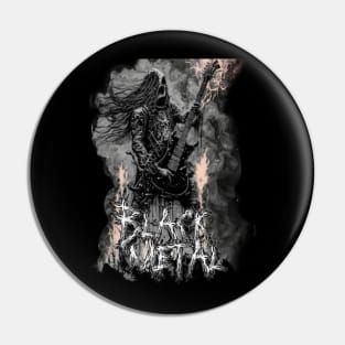 Black metal Pin