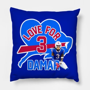 Love for 3 damar Pillow