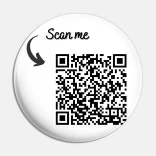 QR Code Design (Scan for Message) Pin