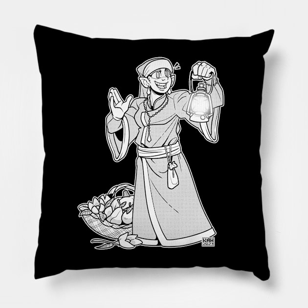 Sister Maddy's Salutation Pillow by MrHinkleDraws