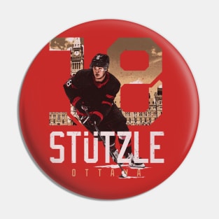 Tim Stutzle Ottawa Landmark Pin