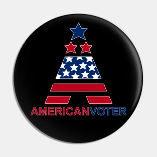 American Voter Pin