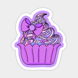 Spring Cupcake Magnet