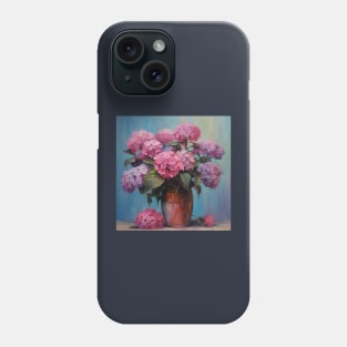 Bouquet of Hydrangeas in a Vase Phone Case