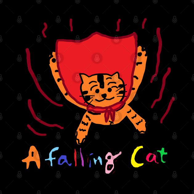 a falling cat by zzzozzo