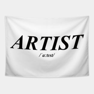 Artist Word Tapestry