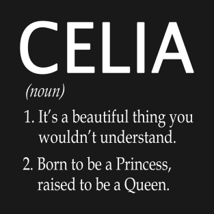 Celia Name Gift T-Shirt