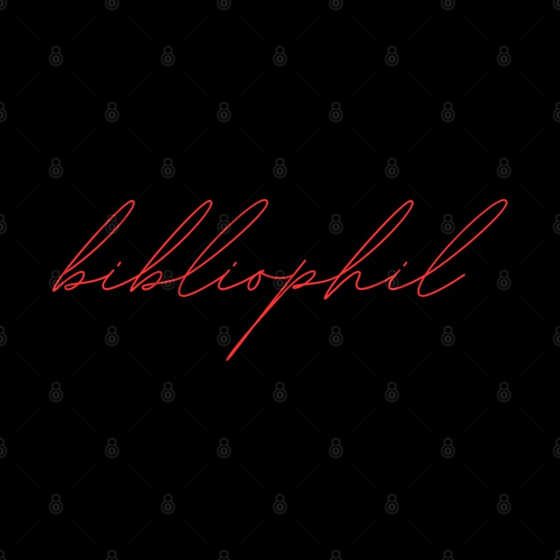 bibliophil - german language RED by PrintsHessin