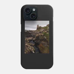 Dunure Castle and Rock Pool Phone Case