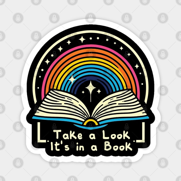 Take a Look, it's In a Book // Reading Rainbow Magnet by Trendsdk