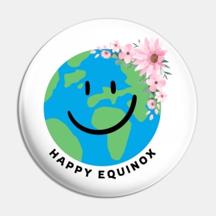 Happy Equinox Pin